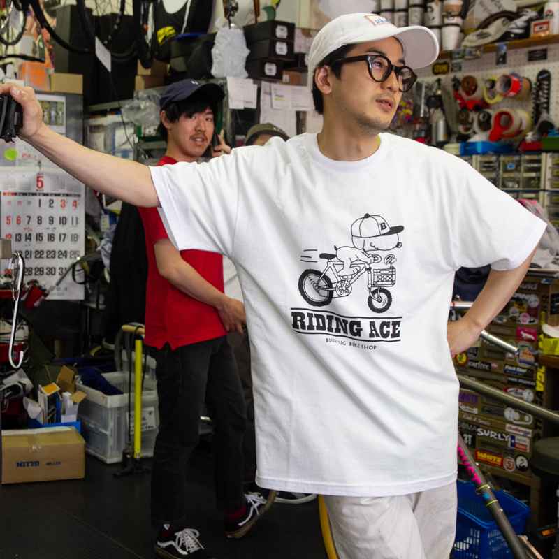 BLUE LUG - Riding ace t-shirt (white)