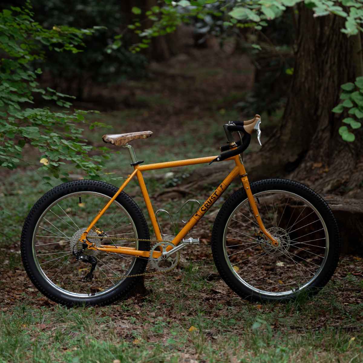 Crust Bikes - Evasion Steel (orange & gray speckle'd)