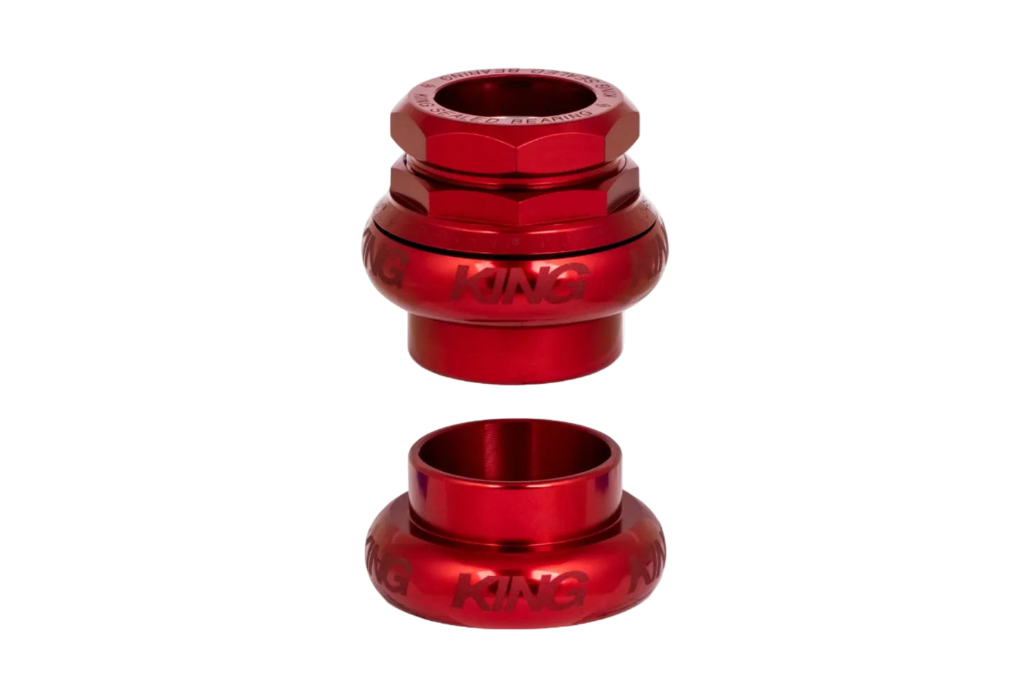 Chris King - Gripnut 1-1/8" (Red Sotto Voce)