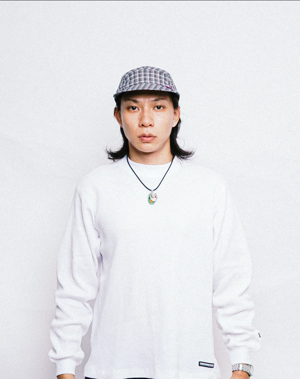 108WAREHOUSE - Plaid 5PAN Cap (black/grey)