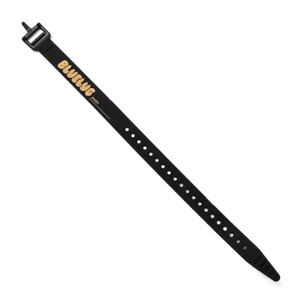 BLUE LUG - nylon buckle strap 15inch (black/tan)