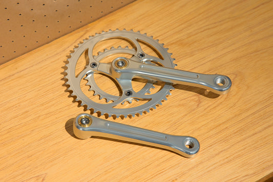 BLUE LUG - YMC-W crank set (silver)