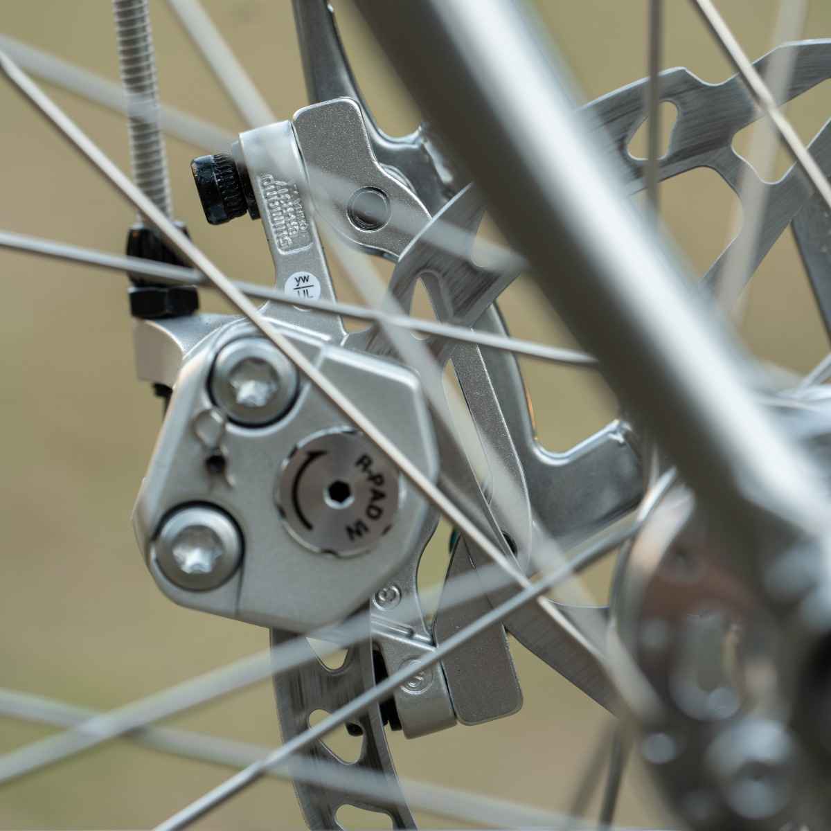 Dia Compe - Disc Brake adapter F160/R140 (silver)