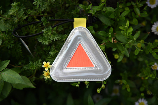 BLUE LUG - triangle reflector (silver)