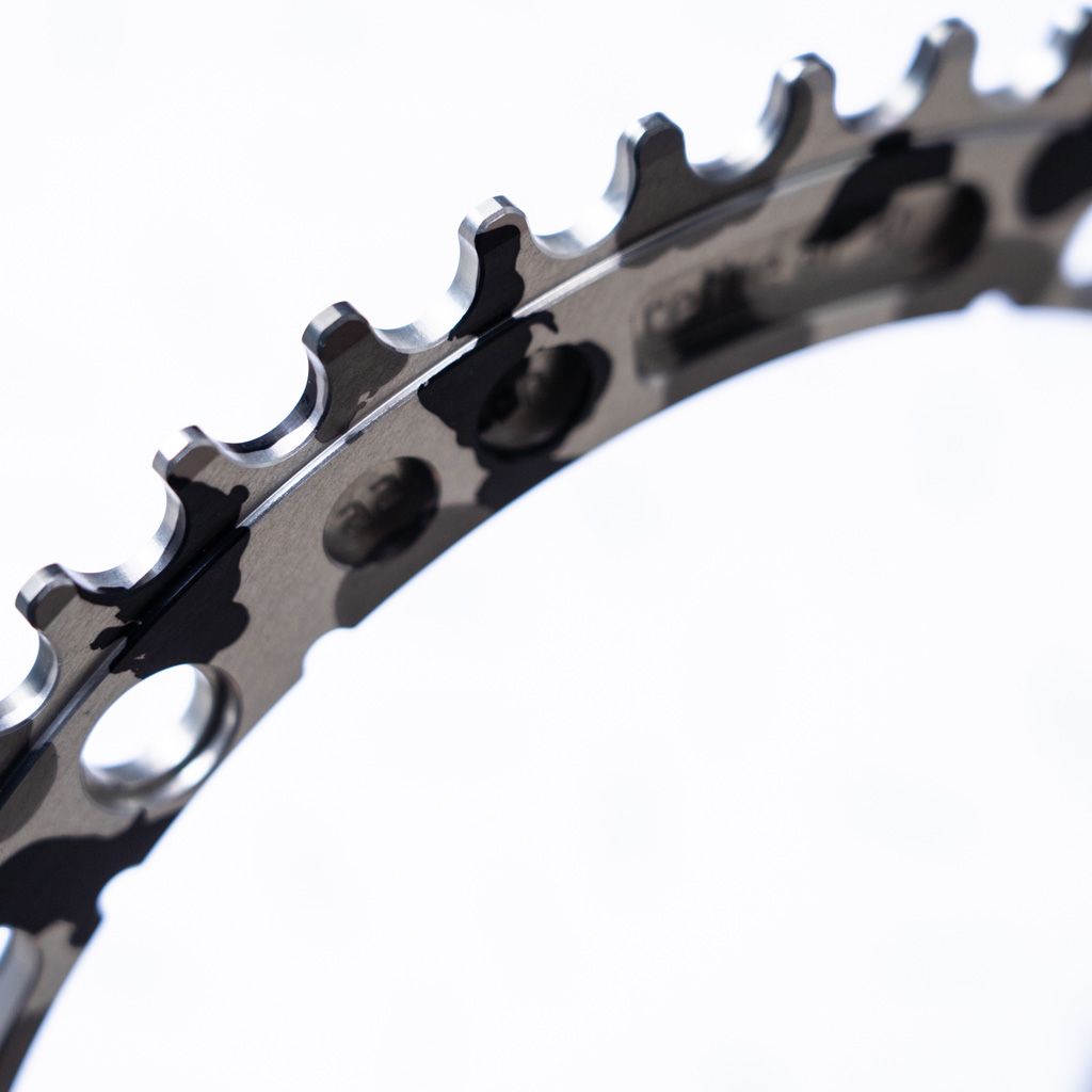 AARN - Tracklocross Chainring 43T (camo black / white)