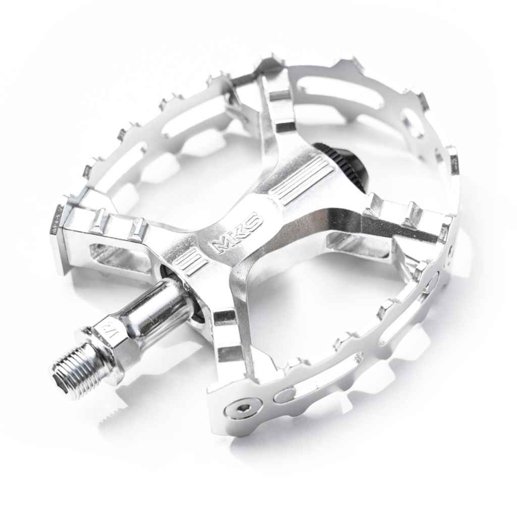 Bluelug x MKS - XC-III bear trap pedal 1/2" (silver)