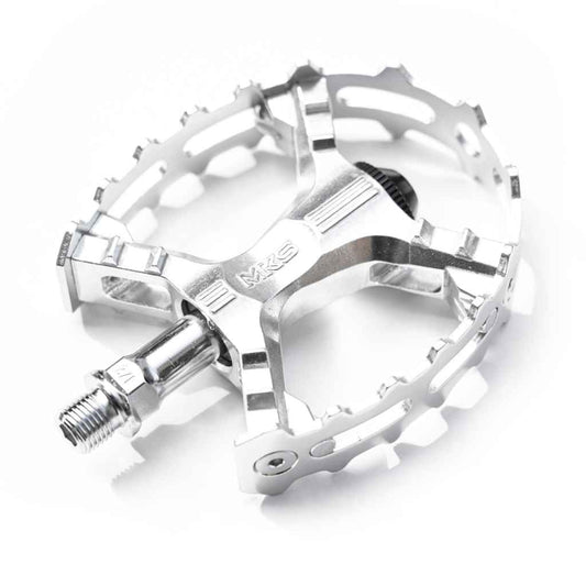 Bluelug x MKS - XC-III bear trap pedal 1/2" (silver)