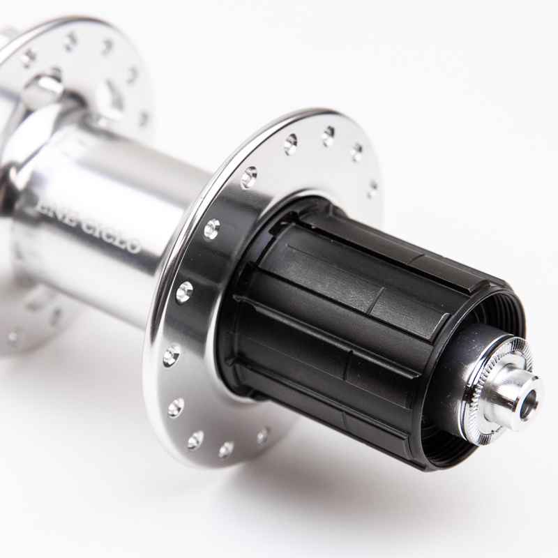 ENE CICLO - Touring Disc hub 100/135mm pair (silver)