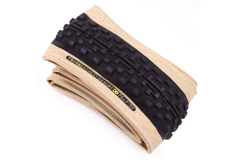 FAIRWEATHER - XC tire by CG 26x2.1" (black/tan)