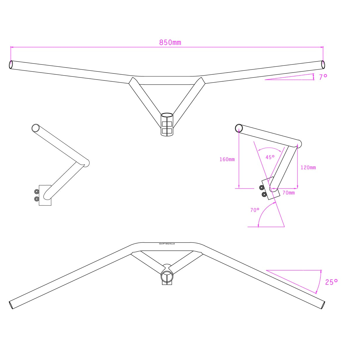 Stridsland - Bullship Bar (black)
