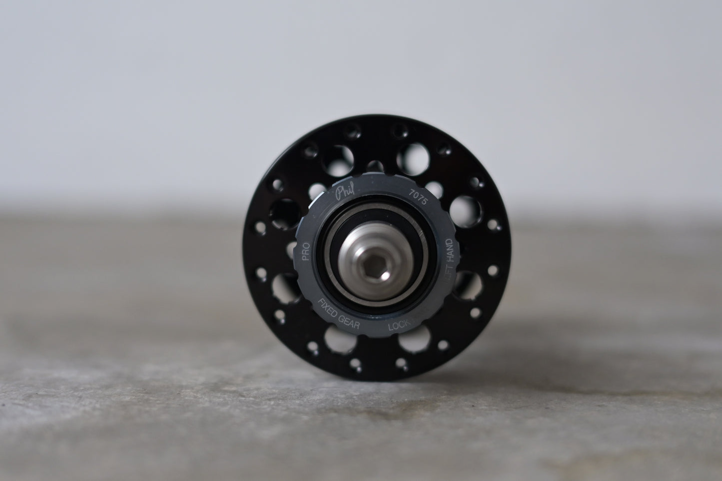 Philwood - Hight Flange Hub Rear Track Pro Single Fixed (black)