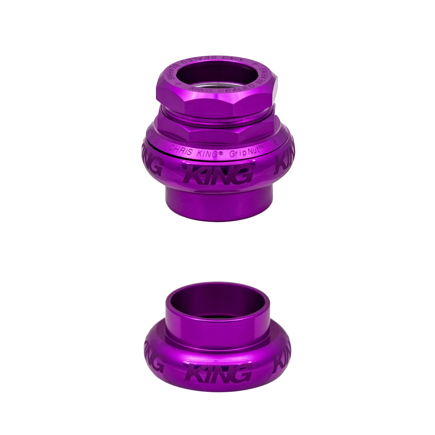 Chrisking - GripNut Threadset 1" (sotto voce 3d violet)