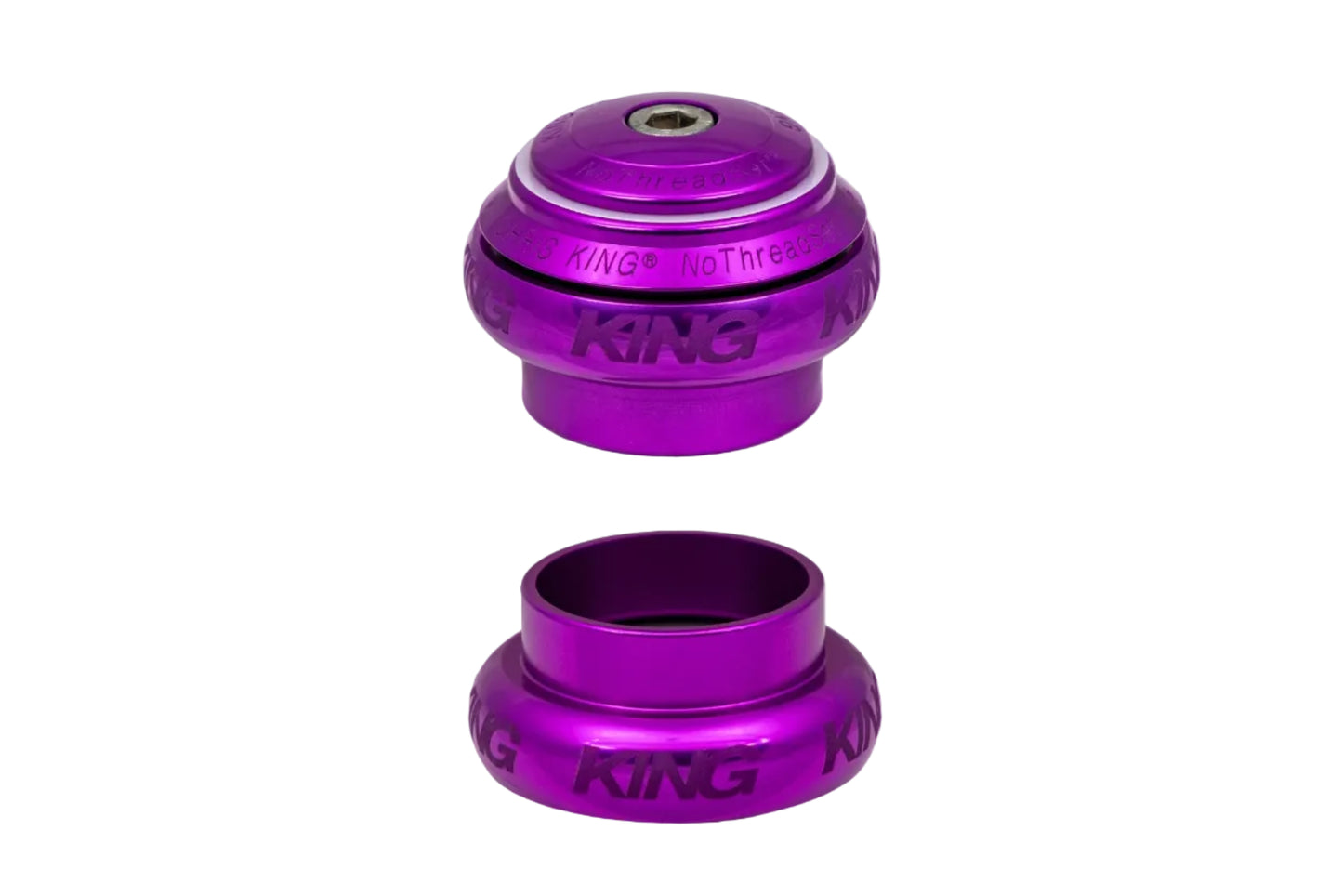 Chris King - NoThreadSet 1-1/8" (3D Violet Sotto Voce)