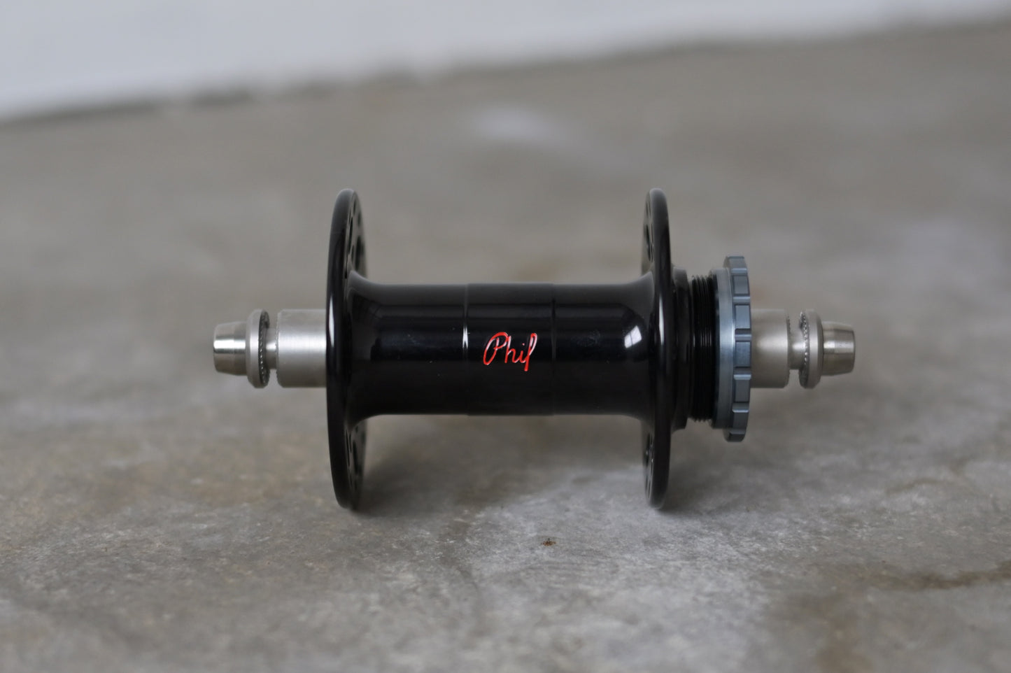 Philwood - Hight Flange Hub Rear Track Pro Single Fixed (black)