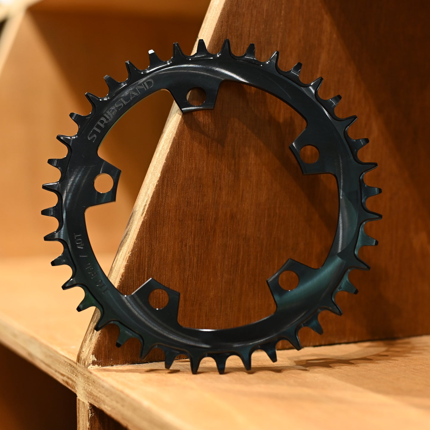 Stridsland - 110BCD Chainring (black)