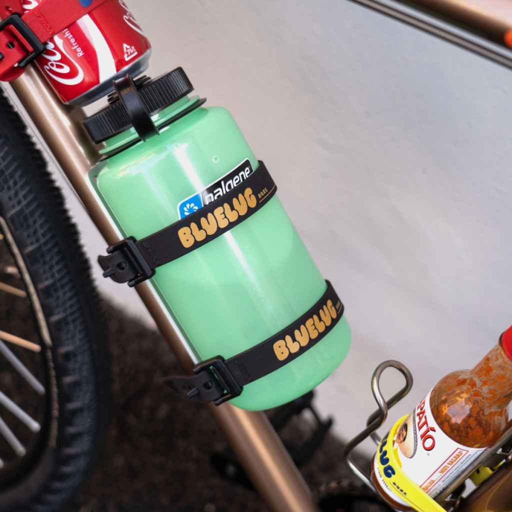 Bluelug - Voile Nylon Buckle Strap 15inch (black/tan)