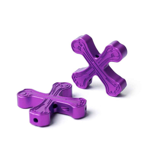Boneshaker MTB - Crossbone Cable Hangers (purple)