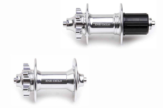 ENE CICLO - Touring Disc hub 100/135mm pair (silver)