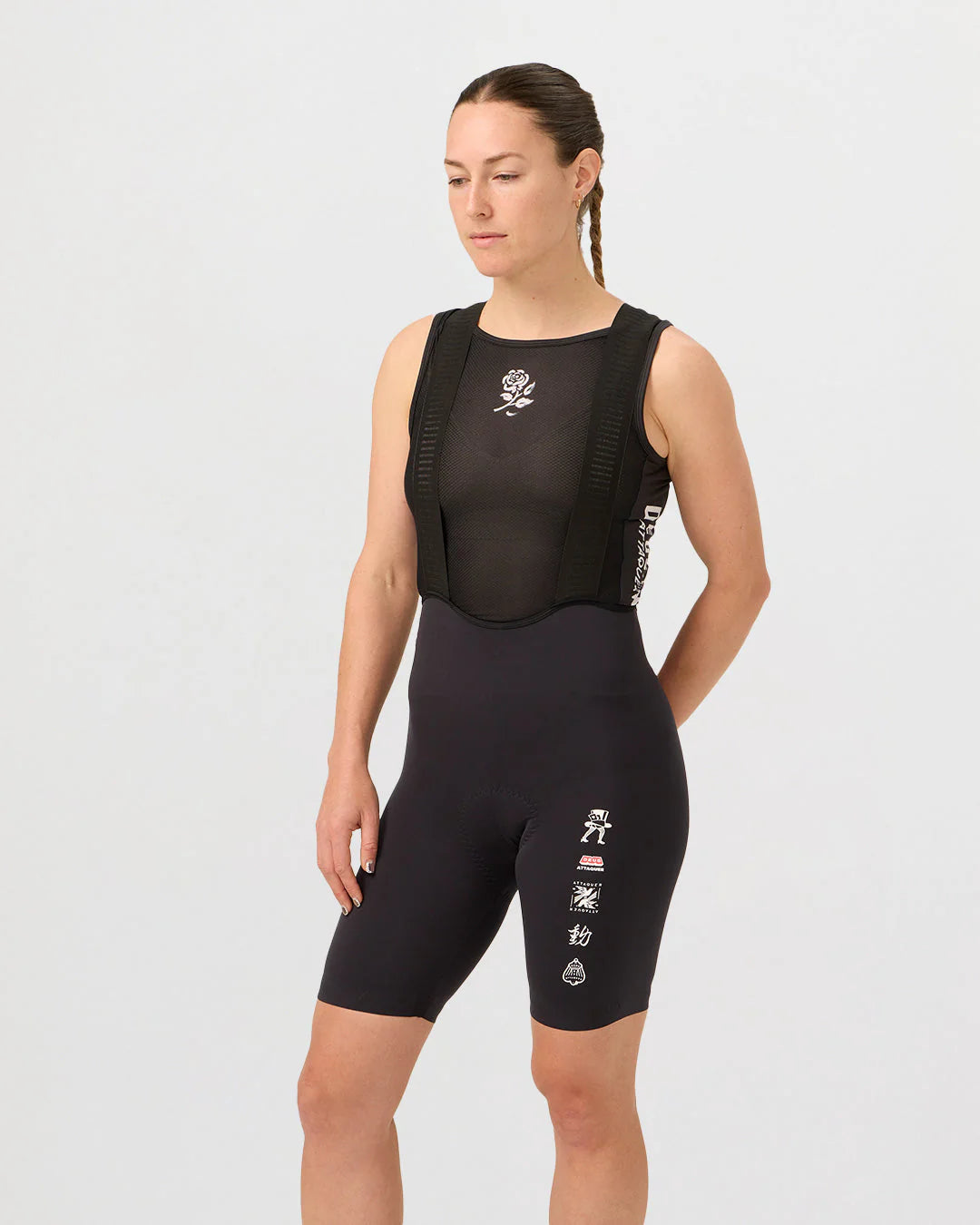 Deus Ex x Attaquer Rose - Womens Bib Short
