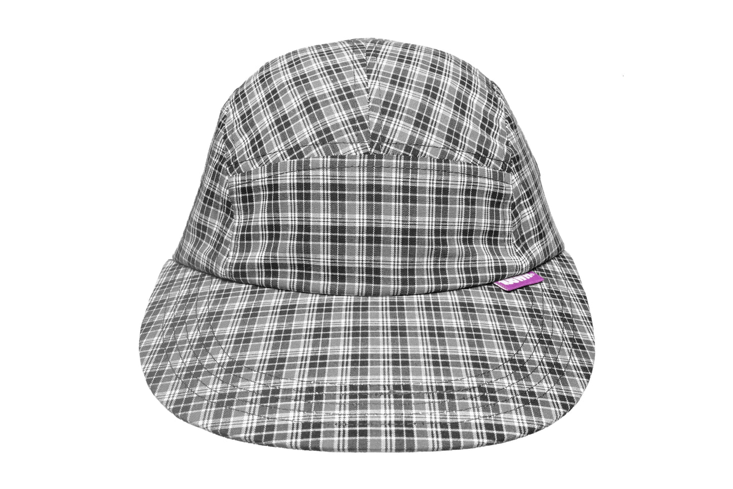 108WAREHOUSE - Plaid 5PAN Cap (black/grey)