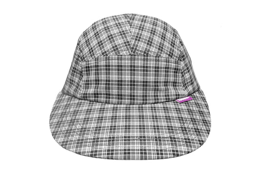 108WAREHOUSE - Plaid 5PAN Cap (black/grey)