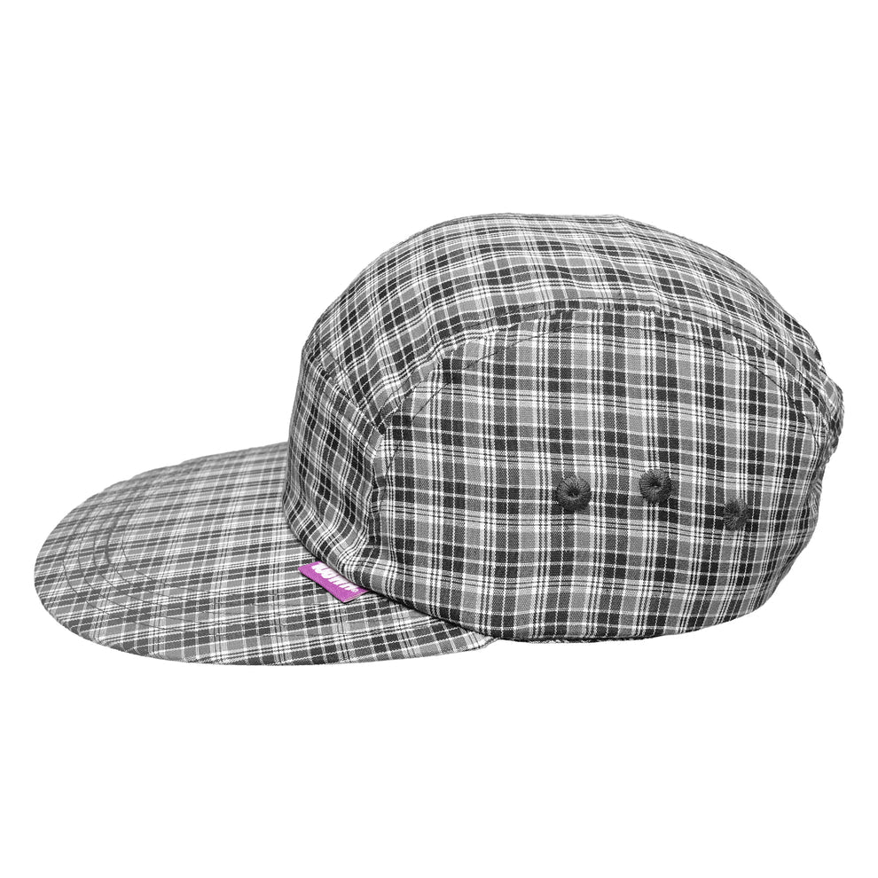 108WAREHOUSE - Plaid 5PAN Cap (black/grey)