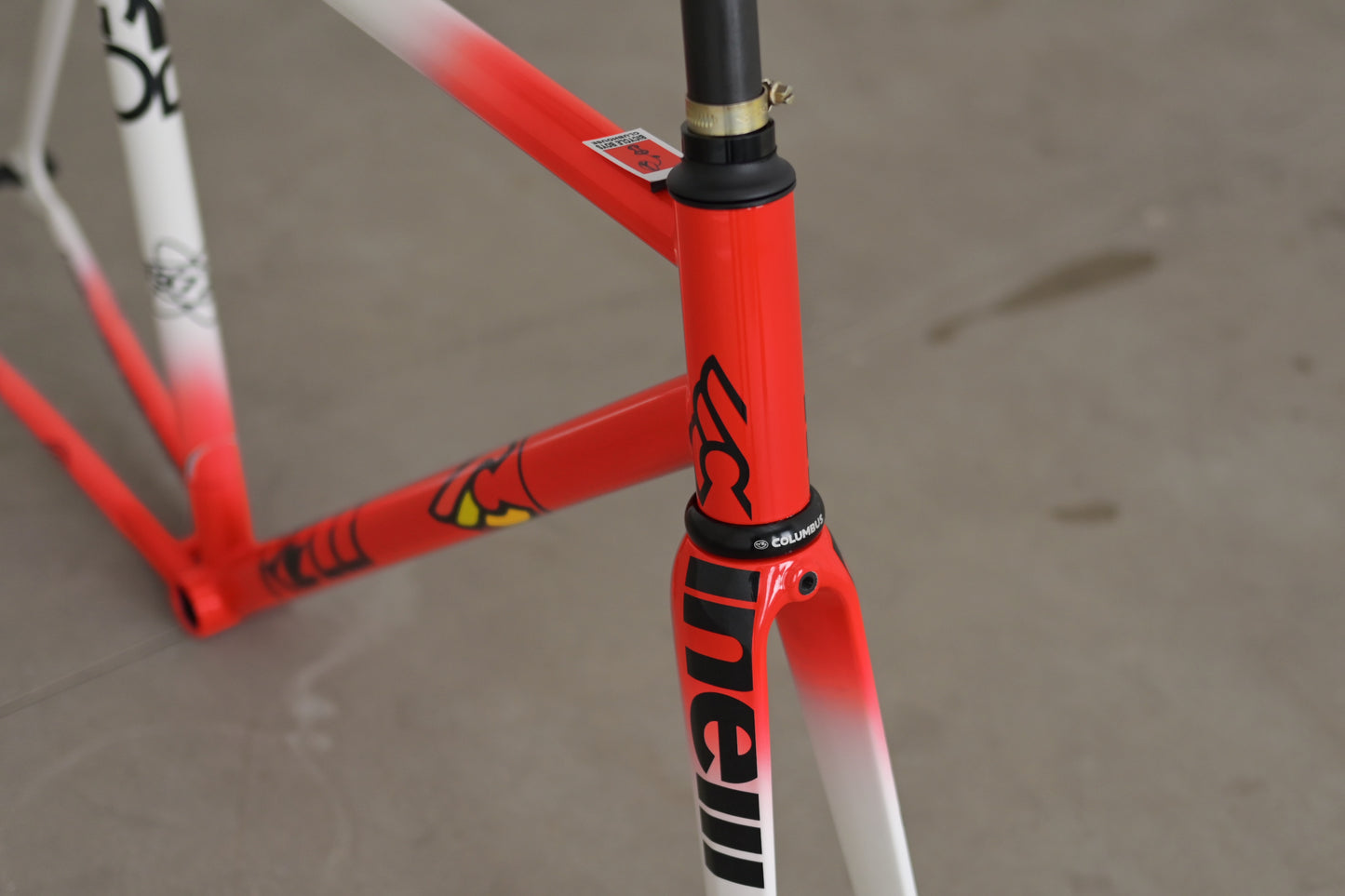 Cinelli - Vigorelli Steel Frameset (80s Team Red-White)