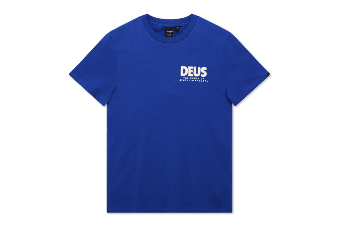 Deus Ex Machina - Chromium Tee (classic blue)