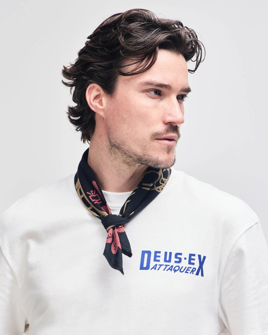 Deus Ex x Attaquer - Puncture Bandana (black)