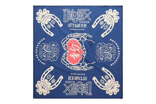 Deus Ex x Attaquer - Puncture Bandana (royal navy)