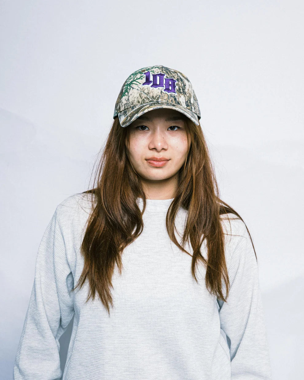 108WAREHOUSE x New Era - 9TWENTY Team Logo Cap (realtree camo purple)