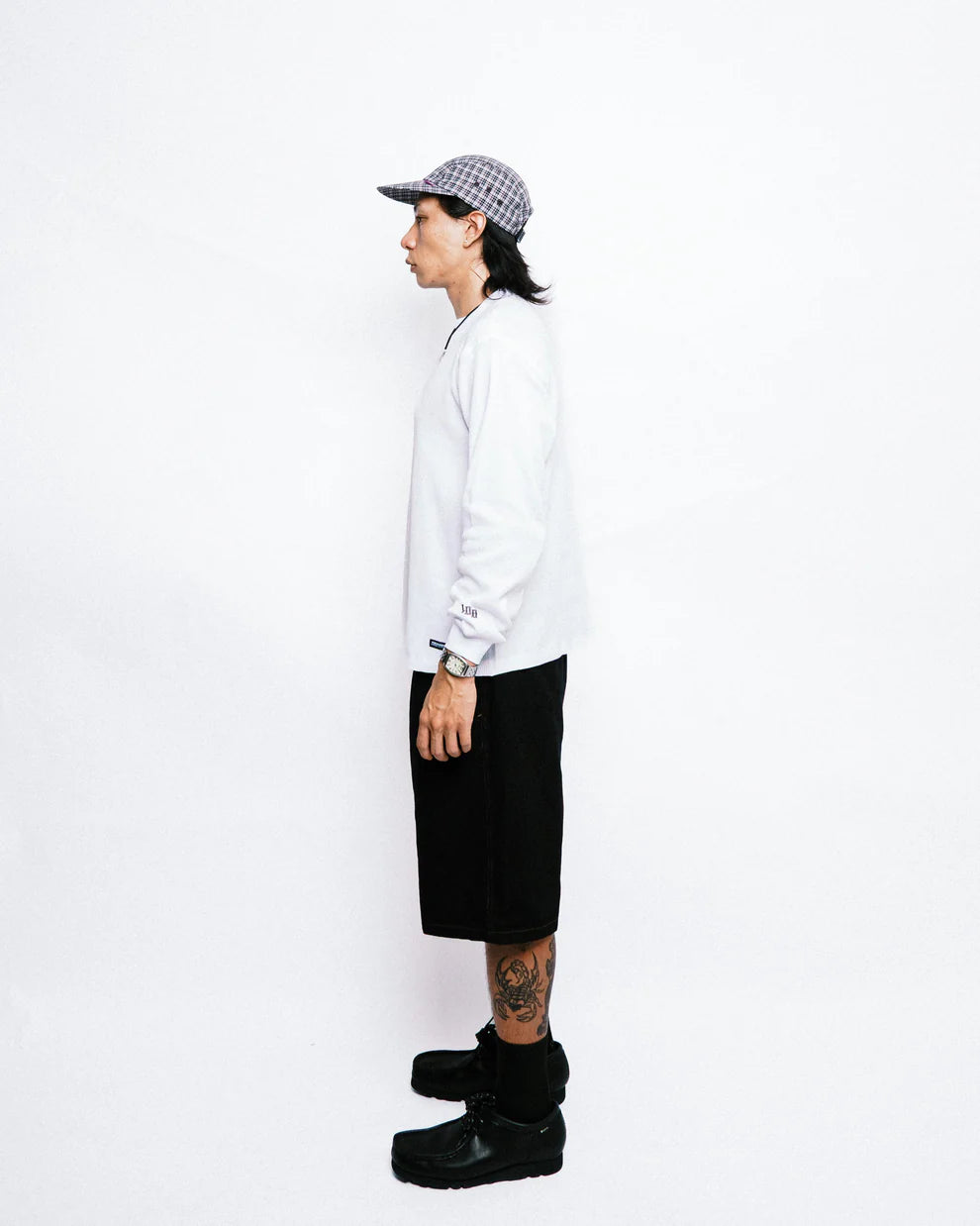 108WAREHOUSE - Plaid 5PAN Cap (black/grey)