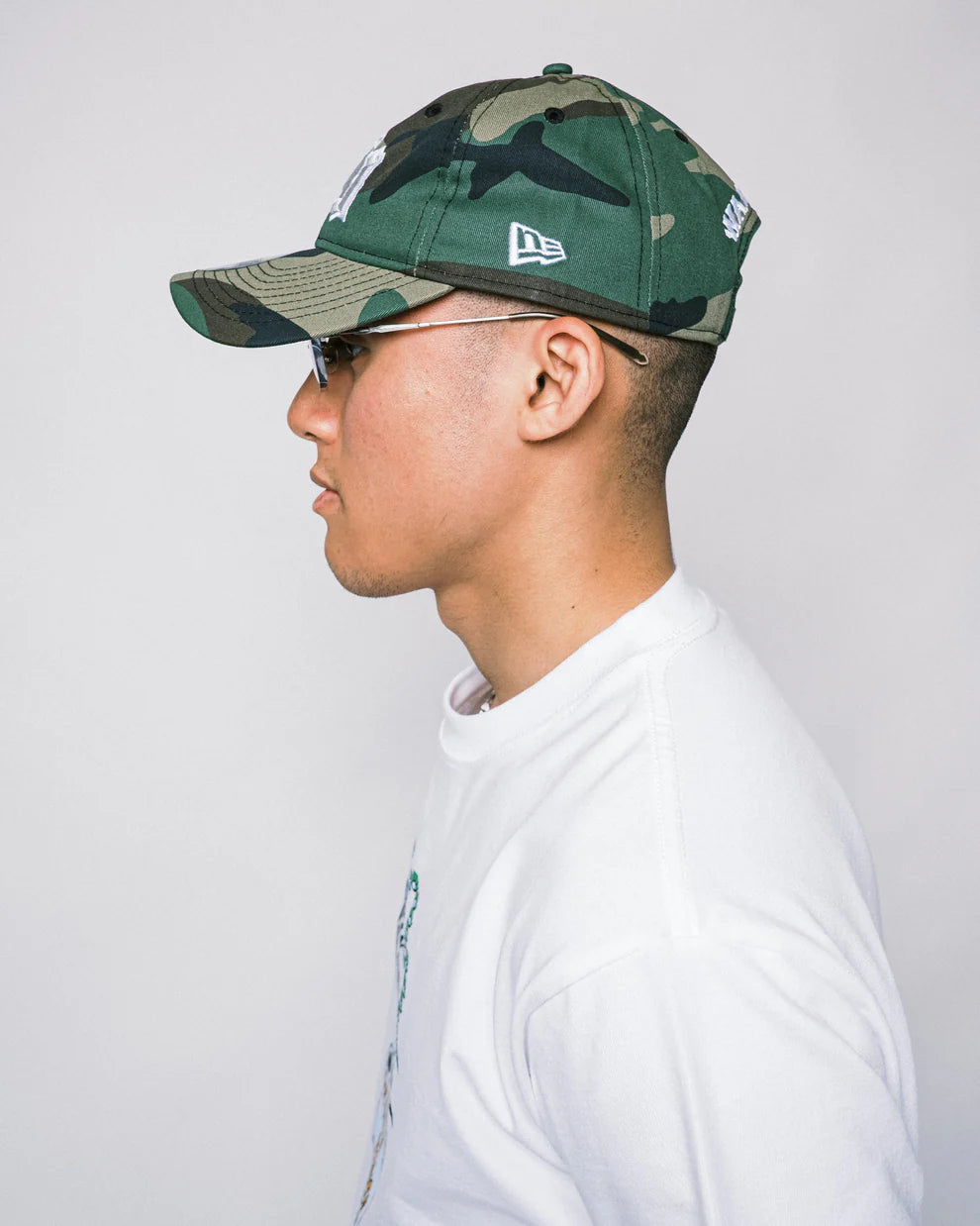 108WAREHOUSE x New Era - 9TWENTY Team Logo Cap (woodland camo)