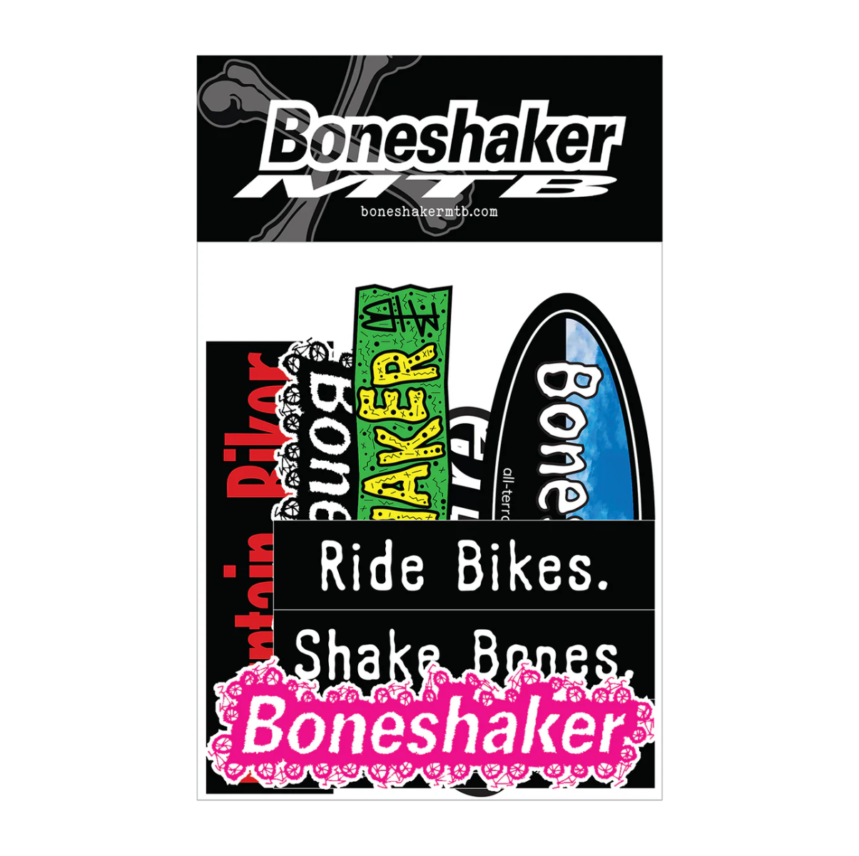 Boneshaker MTB - Sticker Pack
