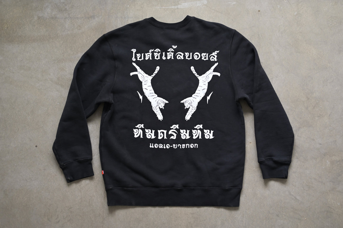 Team Dream x Bicycleboys - Thai Crewneck (black)