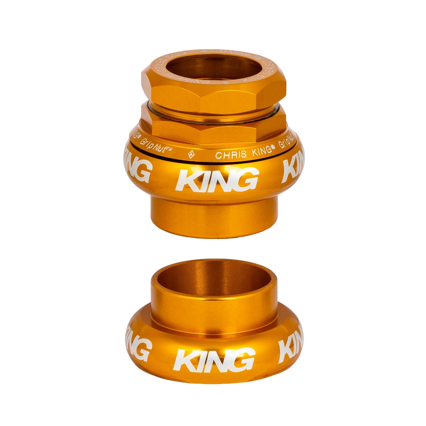 Chrisking - GripNut Threaded 1-1/8" (gold)