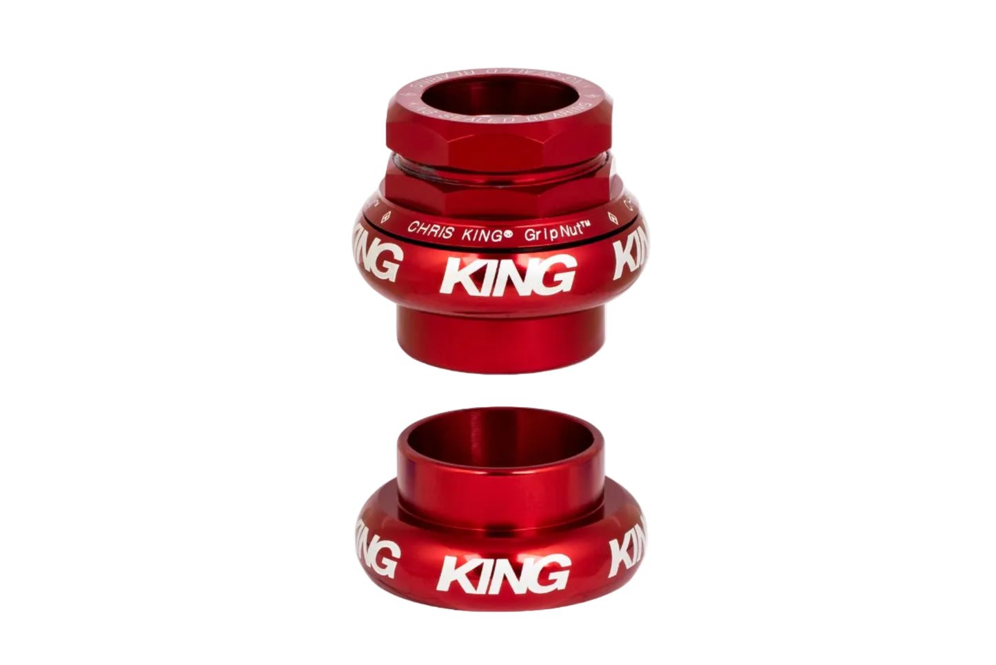 Chris King - Gripnut 1-1/8" (Red)