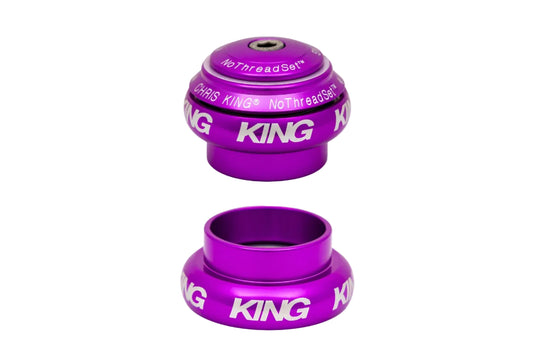 Chris King - NoThreadSet 1-1/8" (3D Violet)