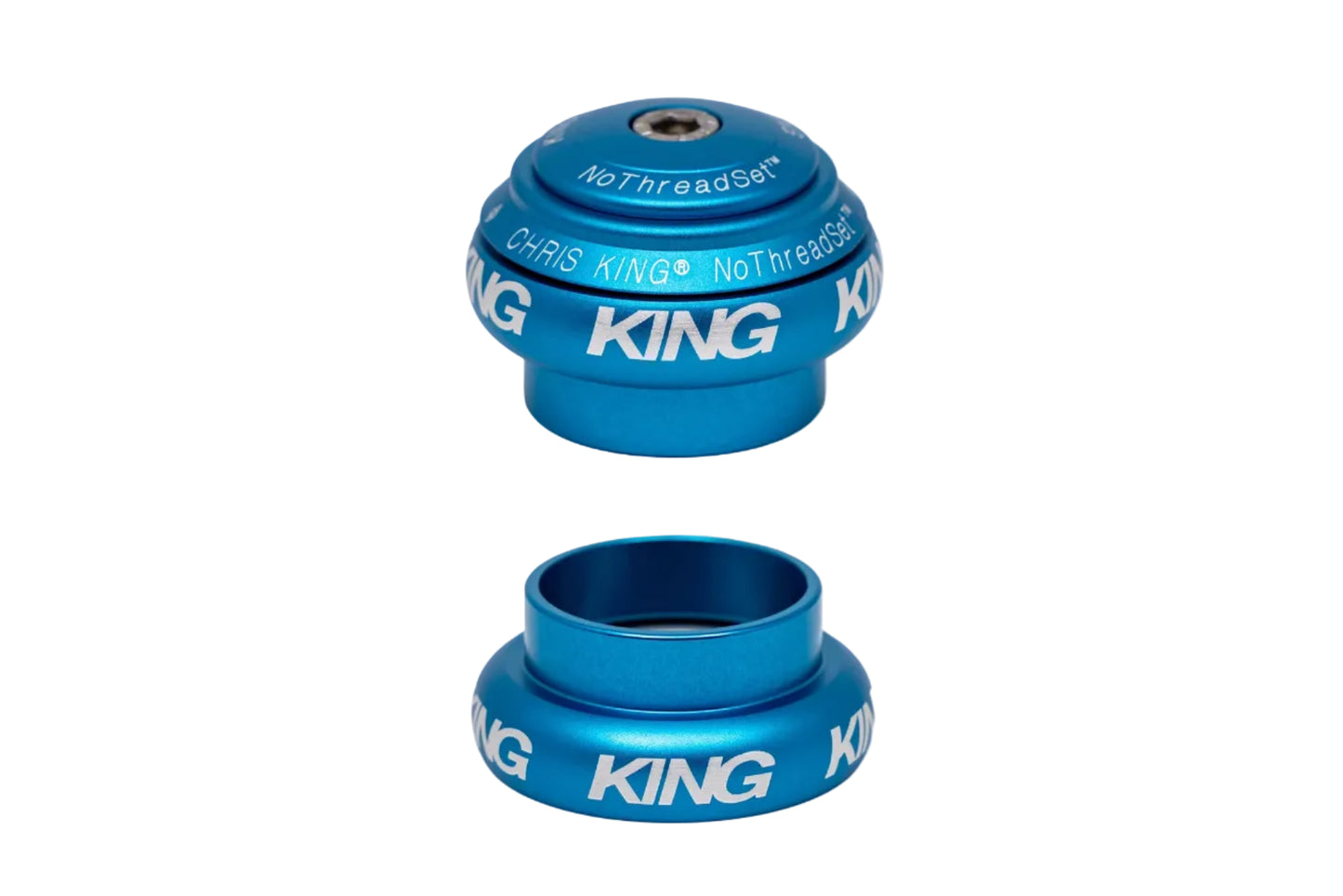 Chris King - NoThreadSet 1-1/8" (Matte Turquoise)