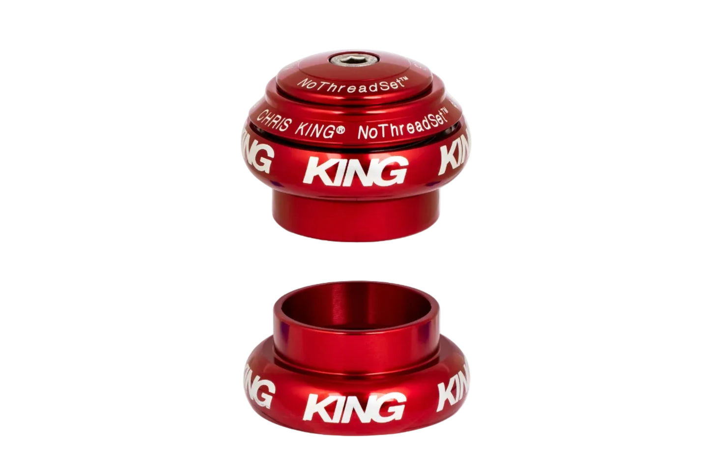 Chris King - NoThreadSet 1-1/8" (Red)