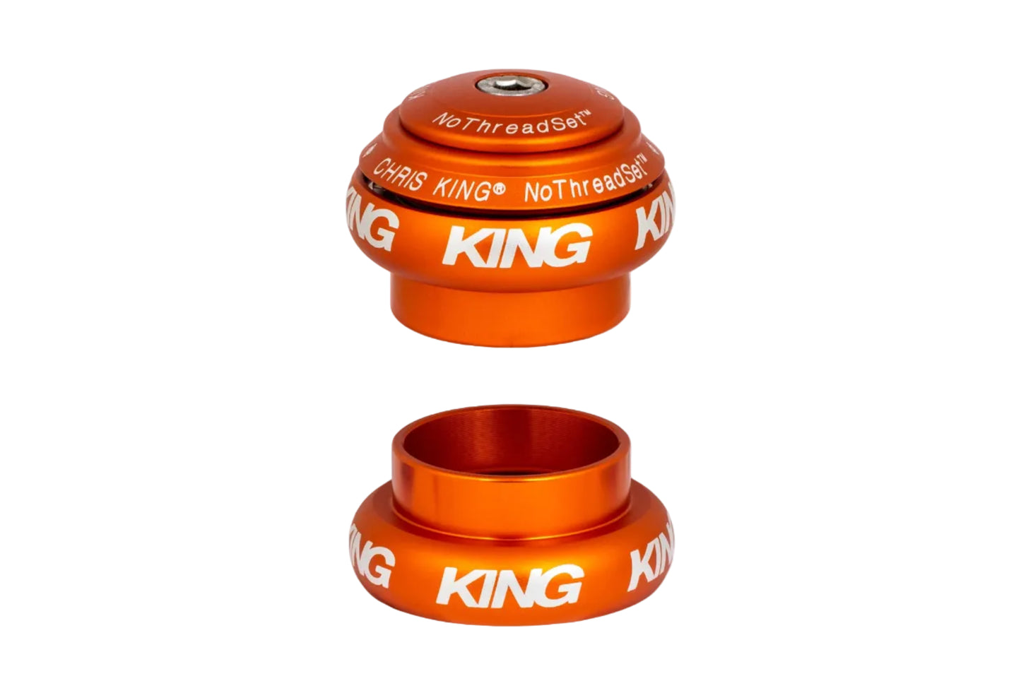 Chris King - NoThreadSet 1-1/8" (Matte Mango)