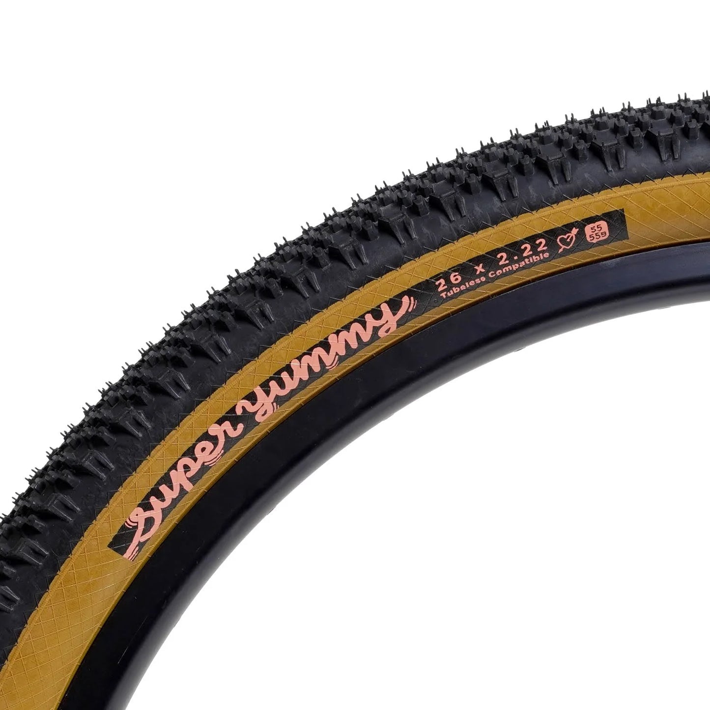 Simworks - Super Yummy tires 26"/27.5"/29" (black/peanuts butter)