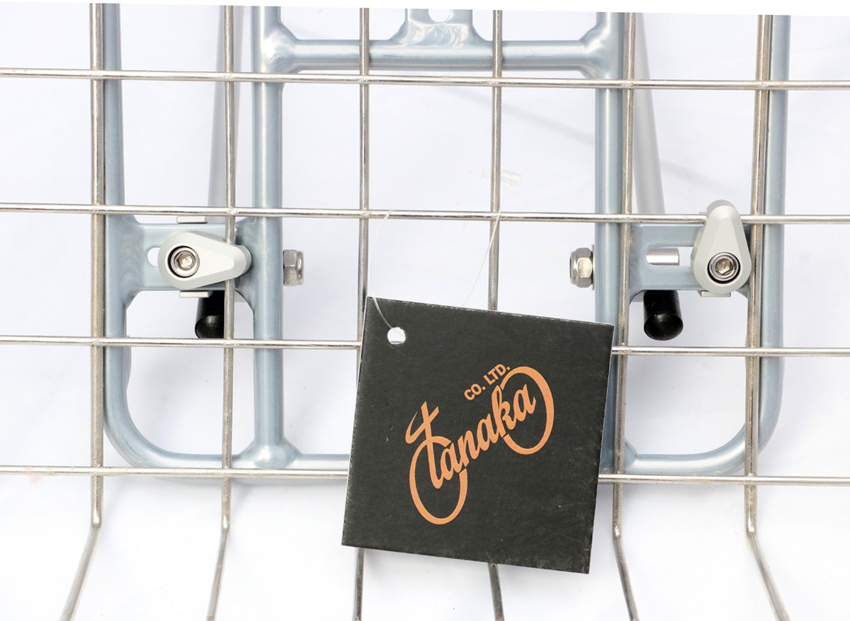 Tanaka - LiftLoc Front Basket Rack (silver)