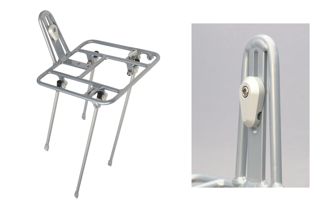 Tanaka - LiftLoc Front Basket Rack (grey)