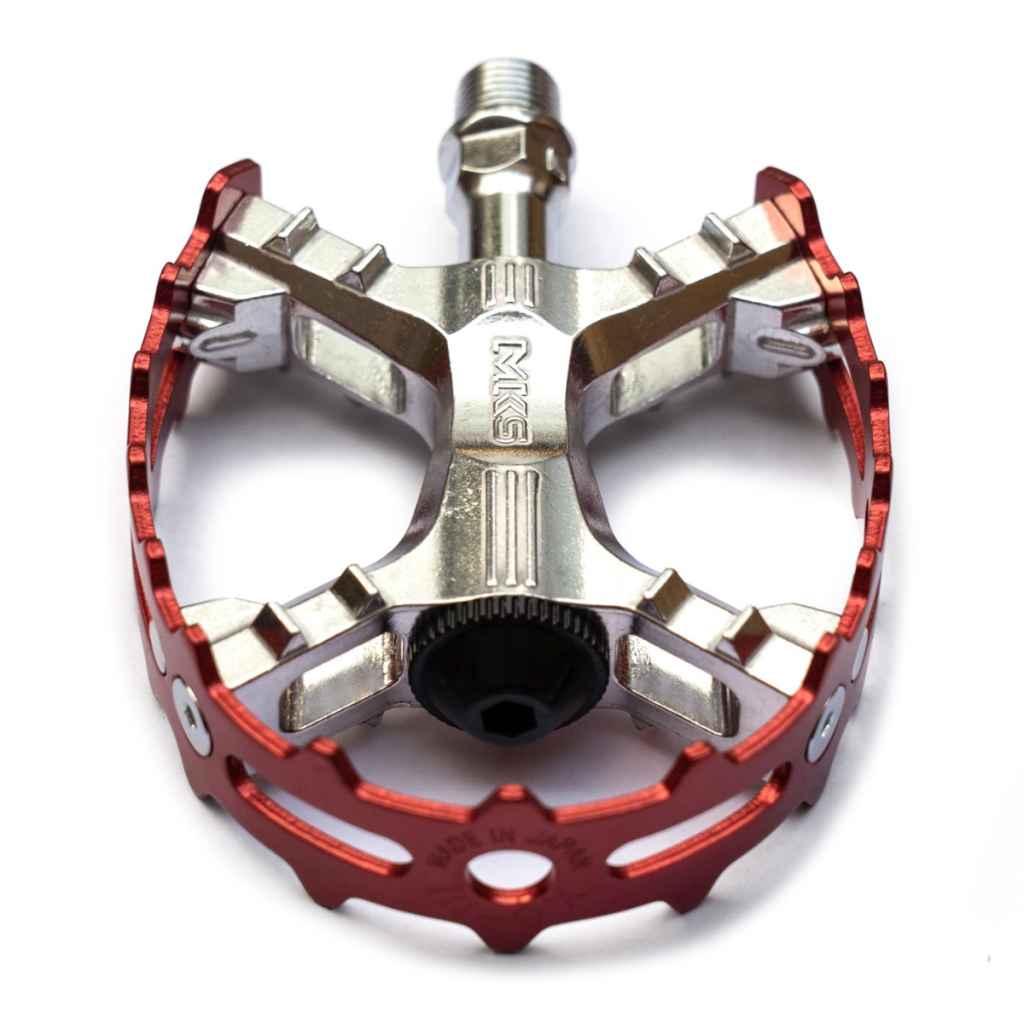 Bluelug x MKS - XC-III bear trap pedal (red)