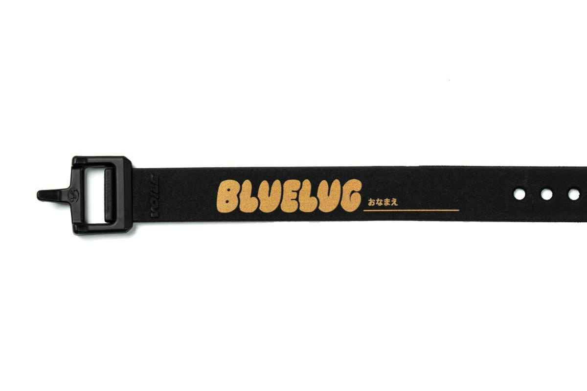 BLUE LUG - nylon buckle strap 15inch (black/tan)