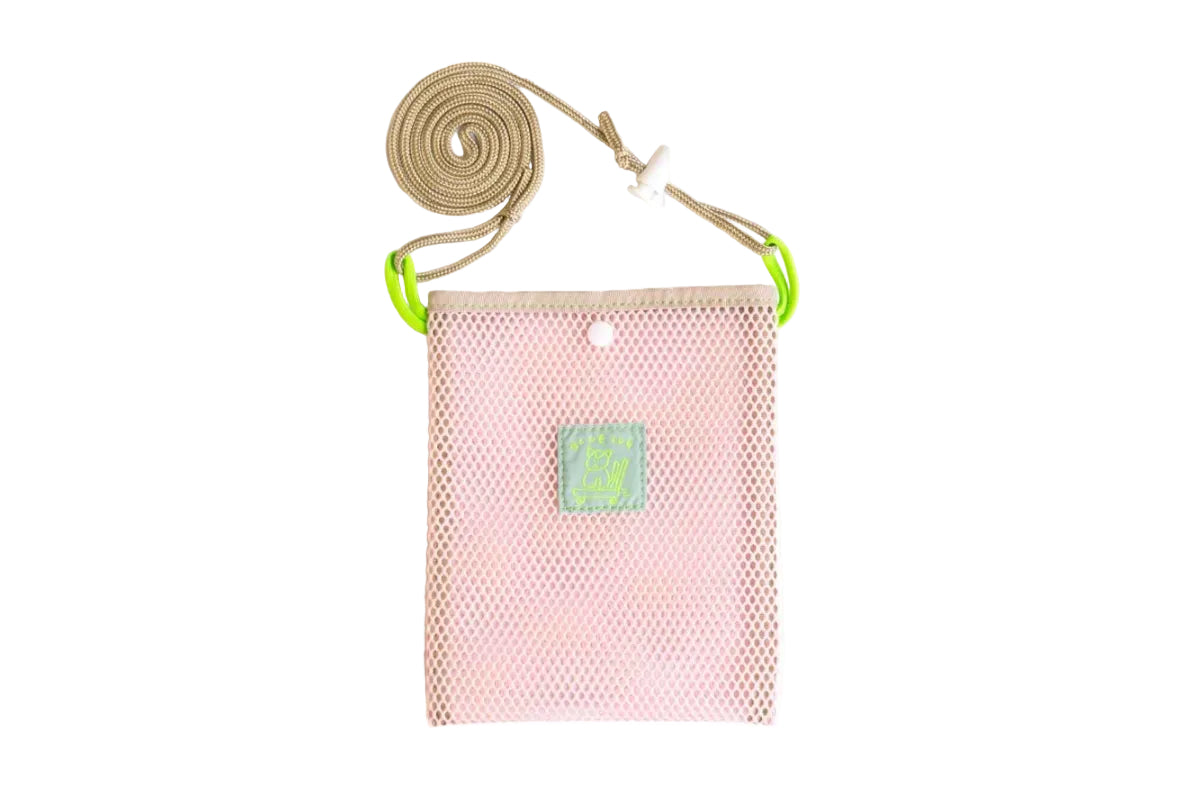 BLUE LUG - Mini Sacoche (mesh pink/beige)