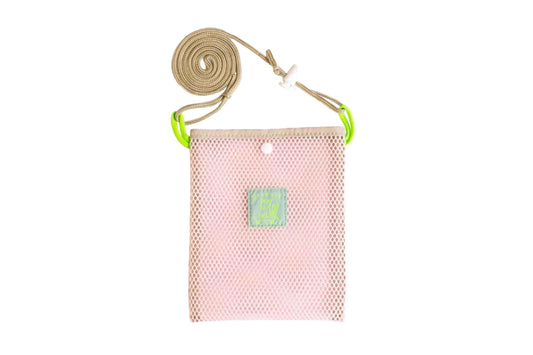 BLUE LUG - Mini Sacoche (mesh pink/beige)