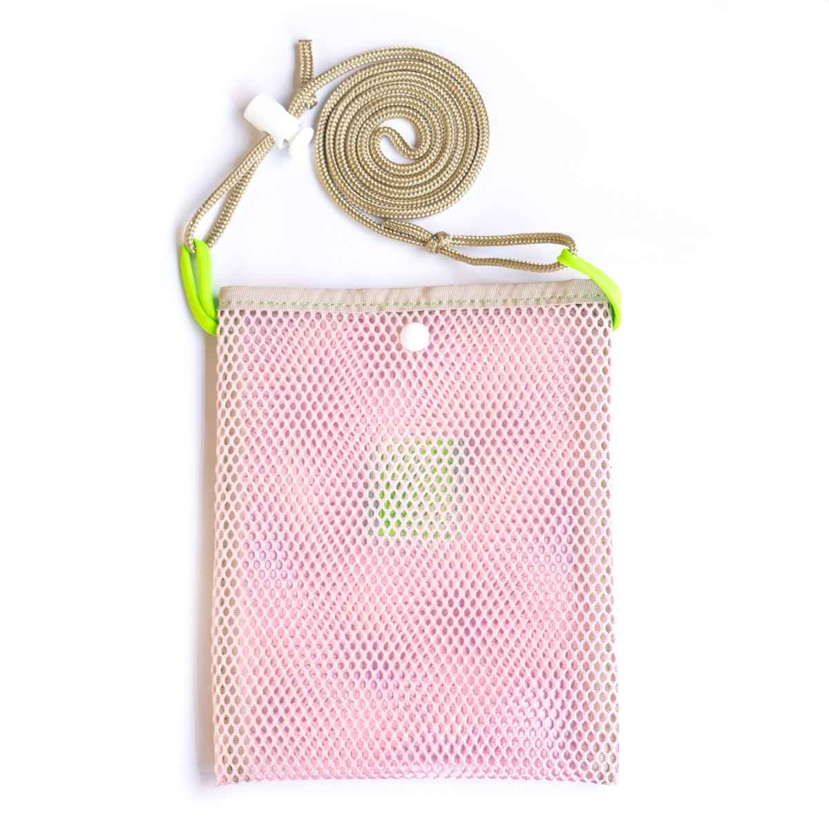 BLUE LUG - Mini Sacoche (mesh pink/beige)