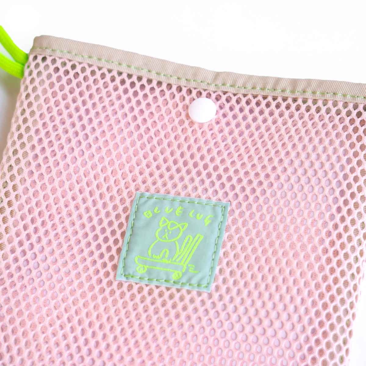 BLUE LUG - Mini Sacoche (mesh pink/beige)